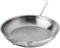 ilios Kochkunst Bratpfanne 40 cm mit Gegengriff, unbeschichtet, Induktionsgeeignet, aus Edelstahl