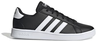 adidas Mixte enfant Grand Court Baskets, Core Black Ftwr White Ftwr White, 39 1/3 EU