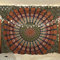 Bless International Indischer Hippie Bohemian Psychedelic Peacock Mandala Wandbehang Bettwäsche Tapisserie (Golden Green, Queen (213x288Inches) (215x230Cms))