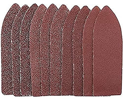 Draper Hook and Loop Sanding Sheets (Pack of 10) | Assorted Grit Grades Finger Sheets | 02930