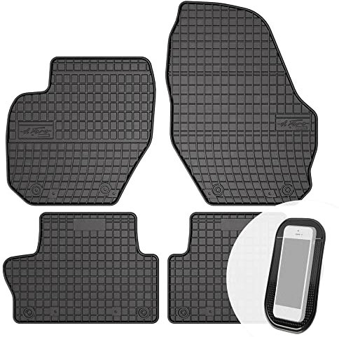 moto-MOLTICO Gummimatten Auto, 4-teiliges Set, Allwetter Gummi Fußmatten, Antirutsch & Wasserfest Autoteppiche - passend für Volvo XC60 2008-2017