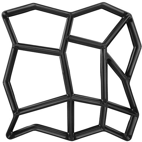 MAGT Stampo Pavimento Cemento, Pavimentazione di Pietra Cemento Forma 34,5 x 32,5 x 3,6 cm per Giardino in Pietra