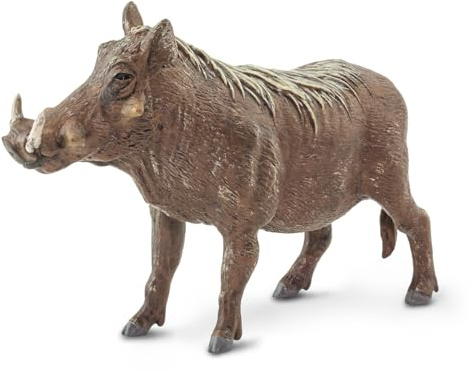 Safari Ltd. Warzenschwein-Figur | 4“ Realistische afrikanische Wildtier-Figur | Ungiftig & BPA-frei | Für Kinder ab 3 Jahren geeignet