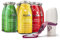Doggyroller mit SmoothieDog Hundesmoothie 6er Mix Klassik - 100% getreidefrei, für alle Hunde, 3 Sorten - Lamm, Rind und Huhn, natürlicher und zuckerfreier Hundesnack, 6X 250 ml, Farbe Rosa