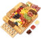 Ensemble de planches à charcuterie – Planche à fromage FamRica avec 2 tiroirs, plateau à fromage en bambou – Cadeau unique pour la fête des mères, un mariage, une pendaison de crémaillère, un
