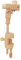 Harilla Support de Point de Croix en Bois de hêtre réglable Support de Support de Tour de Broderie Pinces de Cadre Support de Cerceau Support de Table pour