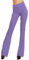 Toocool - Pantaloni Donna Campana Aderenti Zampa Elefante Elasticizzati Hot Sexy JL-2148 [S,Lilla]