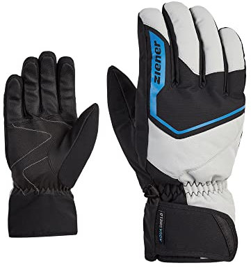 Ziener Herren GARIGON Ski-Handschuhe/Wintersport | wasserdicht, atmungsaktiv, Dusty Grey, 9,5