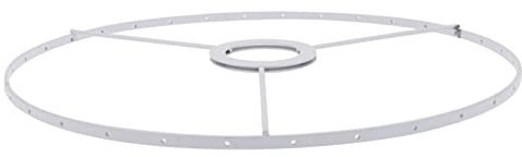 Minkissy Lampenschirm- Schraubenring E27 Lampenschattenrahmen Ring DIY Lampen Schattenhalter Lampenabdeckung Ersatz Metall Leuchtabdecks Rahmen Stützschutz ? ? Lampenschattenadapterring