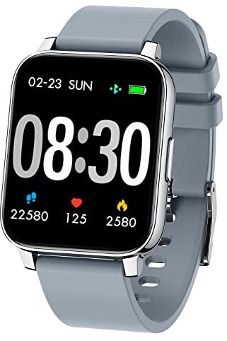 SUPBRO 1.69'' Smartwatch Reloj Inteligente Mujer Impermeable IP67 Pulsera Actividad Reloj Deportivo con Pulsómetro Monitor de Sueño Calorías Podómetro para Android iOS