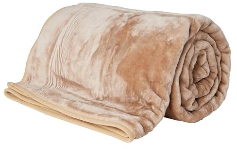 Rohi Luxury Fleece Throw Blanket Double - Super Soft Warm & Fluffy Blanket - Mink Throws for Sofa & Bed - Couch Throw Fleece Blanket – 150x200cm