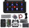 Geloo 8 Gang Panneau de Commutateur 12 V/24 V Système de relais de contrôle de circuit universel 7 Couleurs Boîte interrupteur à bascule Pour voiture, camion, camping-car, bateau, SUV