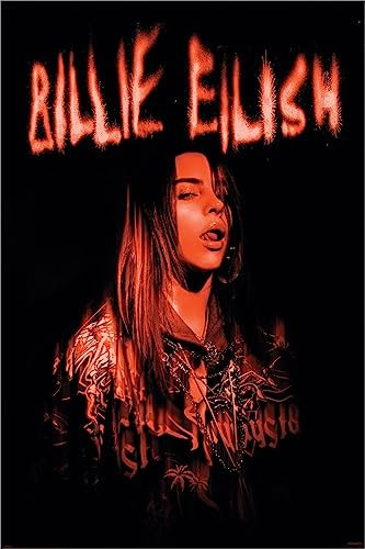Laminiertes Billie Eilish (Sparks) Maxi-Poster