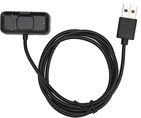Schnelllade USB Magnetkabel für Pulse HR, Langlebiges, Kompaktes, Leichtes Ladegerät, Kompatibel mit Smart Armband, 1 M, Schwarz