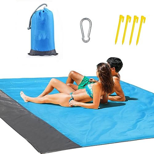 JOCXZI Tapis de Plage,Tapis de Plage Anti Sable,Drap de Plage,Plage Accessoire,natte de Plage,Serviette de Plage Anti Sable,Couverture de Plage,Tapis Plage Anti Sable(210 * 200cm)