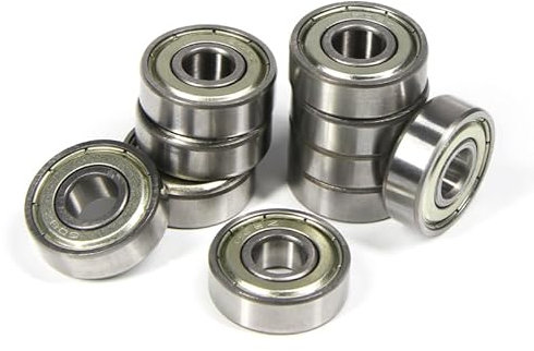 10 Stück 608Z Kugellager Stahl/Lager Rillenkugel Miniaturlager 608-Z 8 x 22 x 7 mm