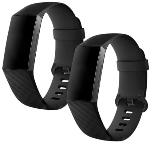 ZSMZ Ersatzbänder für Fitbit Charge 3/Fitbit Charge 4 – Ersatzbänder für Männer und Frauen, verstellbar, wasserdicht, flexibel, aus antibakteriellem TPU TPE Material