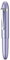 HONG DIAN M1 Fountain Pen Extra Fine Nib, Purple & Submarine Shape Aluminium Short Mini Pocket Travel Pen