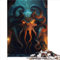 1000Piece Jigsaw Demonic Squid Puzzle for Adults Premium Recycled Board Suitable for Adults and Children Over 12 Years Old Challenging Game Toys 1000pcs（26x38cm）