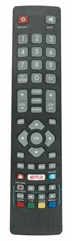 Original-Fernbedienung für Blaupunkt Smart TV mit NETFLIX YouTube-Tasten BLFRMC0008
