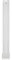 Crompton Lamps LED PLL 12W 2G11 Single Turn L-Type Direct to Mains (24W Equivalent) 3000K Warm White Opal 1450lm 4-Pin Push Fit Light Bulb