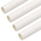 sourcing map PVC Conduit Pipe 1.3m/51 Length 25mm OD Cable Ducting White Straight Tube for Electrical Wiring Installation Pack of 4