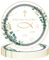 MAGLAUG Assiettes en carton - Décoration de communion - Confirmation - Eucalyptus - Assiettes jetables en carton - Décoration de table pour confirmation, communion, baptême - Fille et garçon (48, N