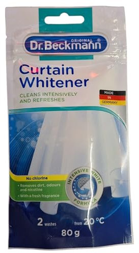 Dr. Beckmann Gardinenaufheller Intensiv reinigen & erfrischen, 2416-80 g für 2 Wäschen