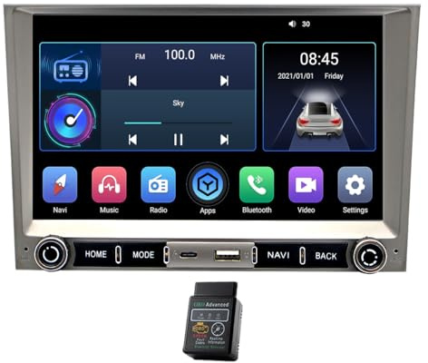 Für Porsche 911 (997) Cayman (987) 2005-2008 Porsche Boxster (987) 2005-2012 Android 13 Autoradio Navi GPS DAB+Radio Touchscreen Bluetooth CarPlay Navigation WiFi,FM Radio (4GB RAM +64GB ROM)