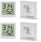 Mini Termometro Ambiente Interno Digitale, Termometro Ambiente Igrometro Umidità con Livello di Comfort, Monitor di Temperatura e umidità, Termometro da Interno per Serra, Stanza, Casa (2 Pezzi)