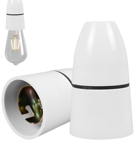 Ceiling Light Fitting,2 PCS B22 Pendant Light Fittings,Ceiling Lamp Holder,White Light Bulb Holder,Bayonet Light Fitting,Unswitched Lamp Fitting for Ceiling Lamp, Ceiling Pendant Lamp,Chandelier