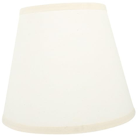 MILISTEN Leinen Lampenschirm Trommel Lampenschirm Für Nachttischlampe Im Landhausstil Ideal Tischlampenschirm Für Schlafzimmer Passend Für Verschiedene Tischleuchten Und Stehlampen