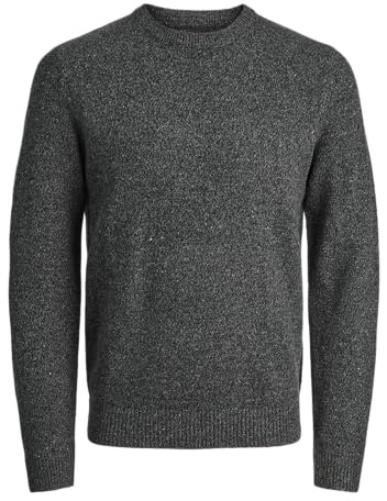 Lambswool Knit Sweat Shirt Oatmeal Melange