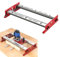 Bench Top Board Mill, 24 Inch Panel Milling Machine Slab Flattening Jig Router Sled Board Mill Router Slide Height Adjustable for Flattening and Surfacing Cutting Board Woodworking Home DIY