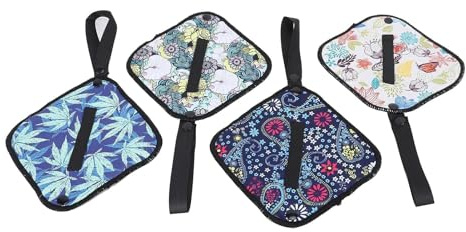 Lot de 4 chiffons à pipi pour femmes, randonnée, tissu de camping réutilisable, papier toilette lavable, chiffon à pipi super absorbant pour femmes, voyage, randonnée en plein, Tissu pour femme