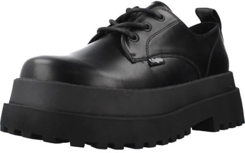 Buffalo PLUTO LACE UP Women’s Black Vegan Nappa Lace-Up Platform Shoes