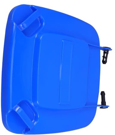 Alipis 50l Trash Can Lid Replacement Plastic Dustbin Accessories Large Waste Bin Lid Outdoor Use