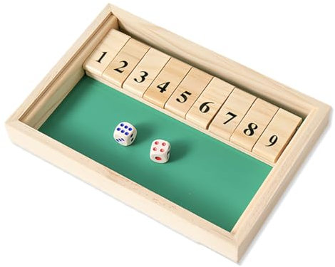 Gioco da Tavolo in Legno, Giochi Classici Dadi, Gioco da Viaggio, Gioco Tradizionale Matematica per pub, Fantastici Gioco da Tavolo Adulti