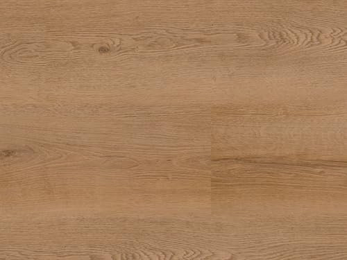 STRONG SPC Klick Vinylboden/Designboden (2,245 m² je Packung) Trittschalldämmung mit natürlichen Farbtönen, Premium Oberfläche, Wasserfest, für Fußbodenheizung und Feuchträume geeignet, Glacier Oak
