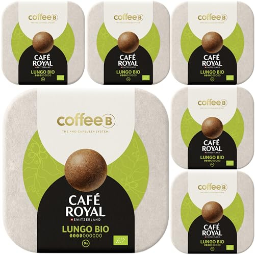 CoffeeB by Café Royal - 6x LungoB zu je 9 Coffee Balls 51g, 6er Pack (6x 9 Coffee Balls)