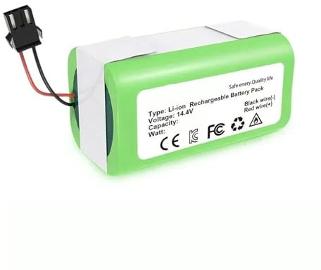 14.4V 2.6Ah Lithium Ion Roboter Staubsauger Akku Ersatz Kompatibel Mit Coredy R300 R500 R500+ R580 R600 R650 R3500 R3500S