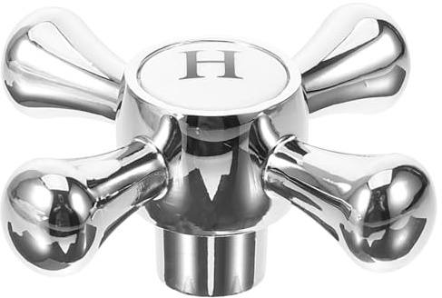 IWOWHERO Zinklegierung Wasserhahn Griff Ersatzteile Küchen und Badezimmer Spültisch Armatur Griff Robust Einfach zu Montieren Bpa Frei Langlebig