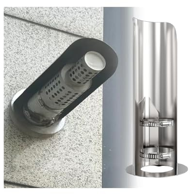 Ceiling Vent Covers,Air Duct Wall Rain Exhaust Hood Ventilator Cover,Boiler and Cap, Dryer Ventilation Outlet(6.5cm/2.6in)