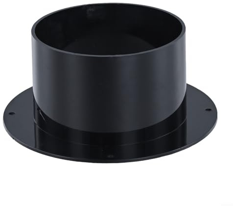 ABS-Flanschverbinder für Rohrbelüftung, entworfen für HVAC, Küche, Bad und Trockner, Lüftungskanäle (100 mm)