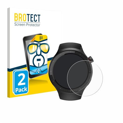 BROTECT Schutzfolie für Motorola Moto Watch 2026 | 2 Stück Transparenter Displayschutz Made in Germany Klare Displayschutz-Folie Clear Einfache Montage Case-Friendly