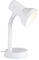 Brilliant Tischlampe mit Flexarm in weiß - Tischleuchte mit eintsellbarem Kopf - einfaches Ein - und ausschalten durch Kippschalter - Mit E27-Fassung, für LED-Leuchtmittel geeignet (wechselbar)