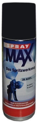Spray Max 2K Decklack Hochglanz RAL 9005 400 ml 6809005
