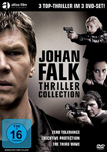 Johan Falk Thriller Collection ( Zero Tolerance - Zeugen in Angst / Executive Protection - Die Bombe tickt / The Third Wave - Die Verschwörung ) [3 DVDs]