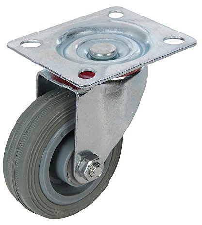 Fixman 234808 Swivel Rubber Castor 75 mm 50 kg