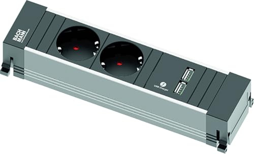 Bachmann Steckdosenleiste Alu PowerFrame, 9160040
